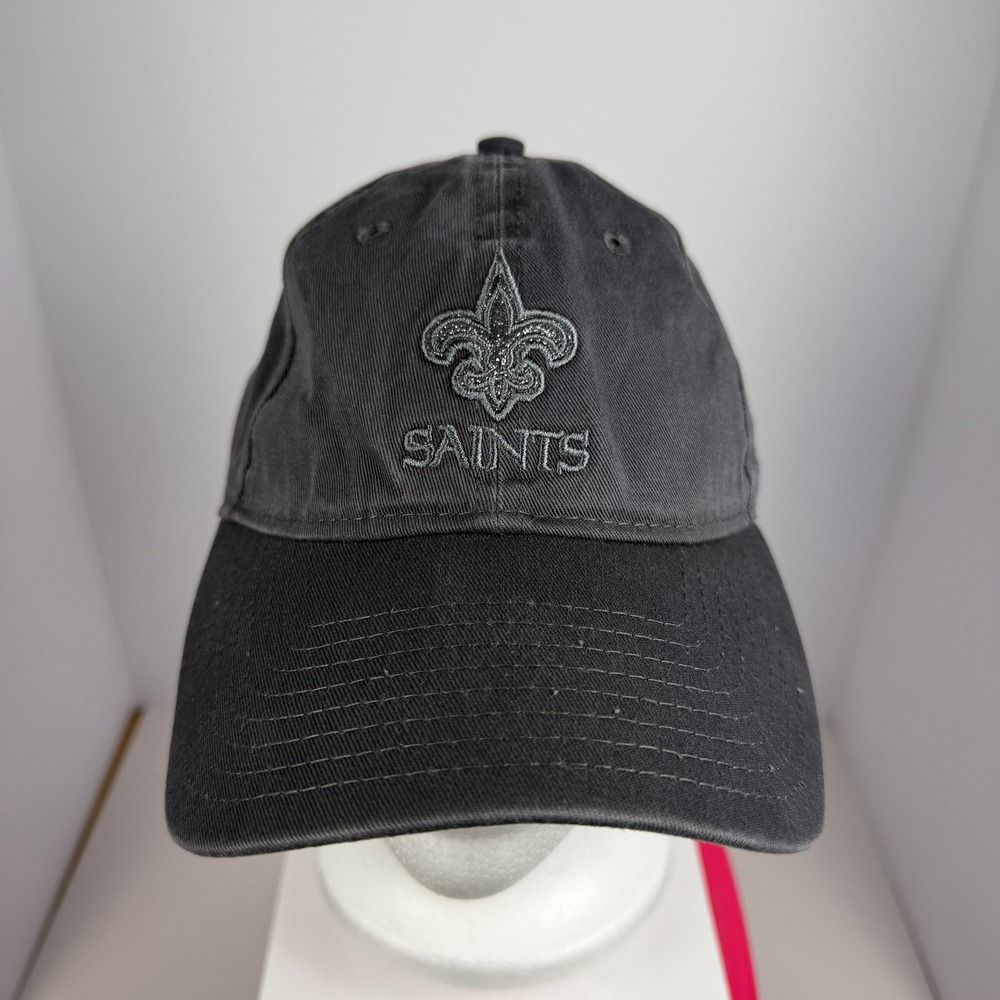 New Era NFL New Orleans Saints Womens 9TWENTY Adjustable Hat Gray Cotton